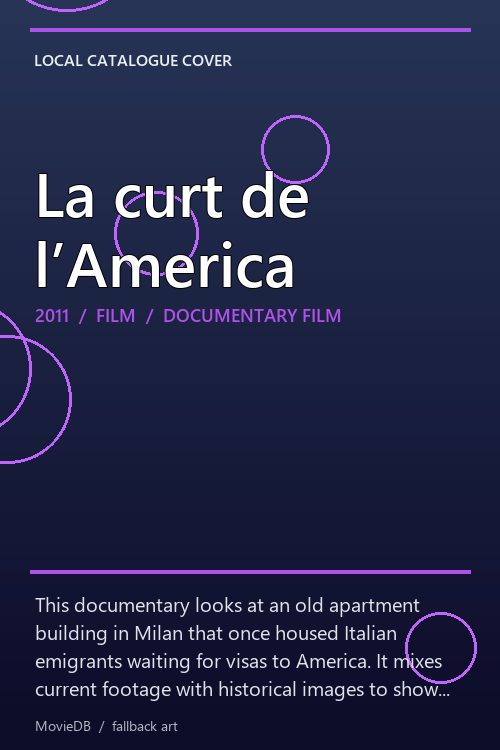 La curt de l’America poster