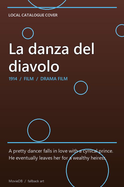 La danza del diavolo poster