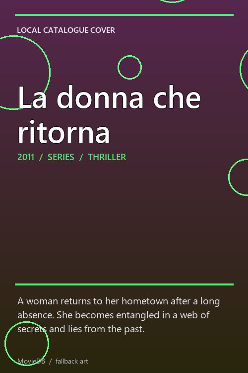 La donna che ritorna poster