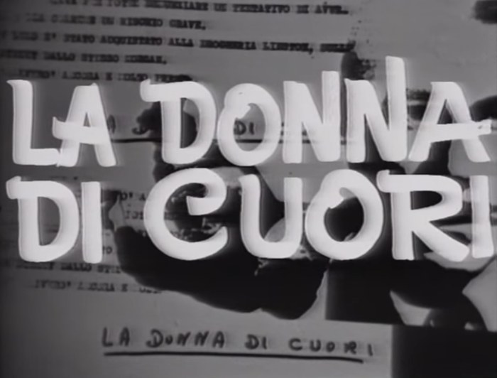 La donna di cuori poster