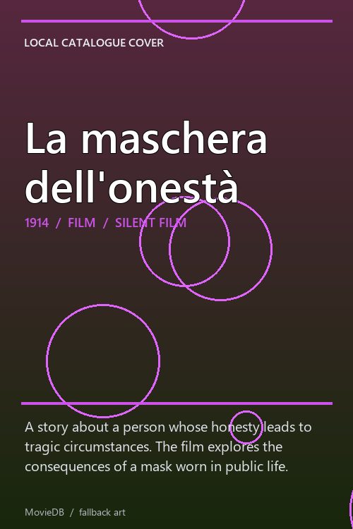 La maschera dell'onestà poster