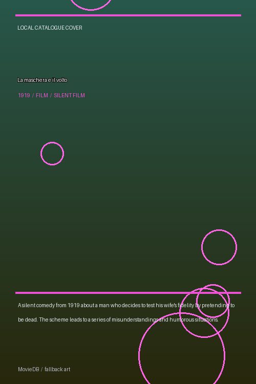 La maschera e il volto poster