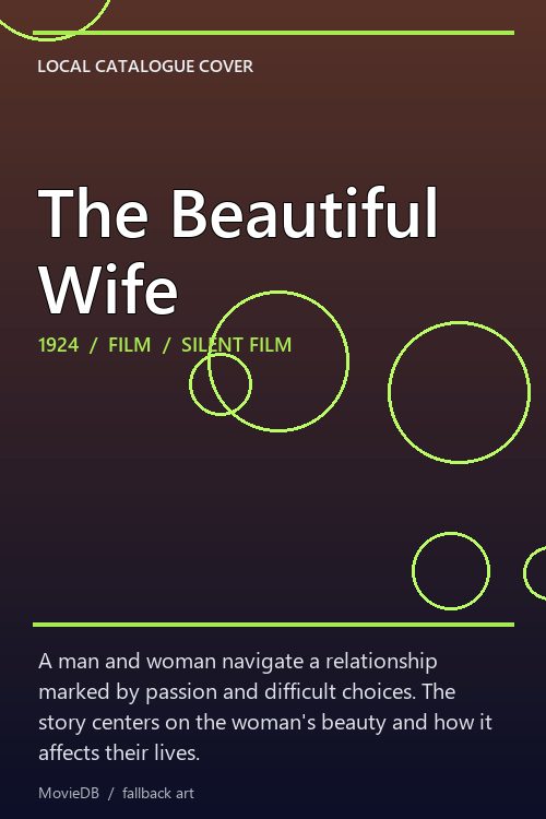 The Beautiful Wife poster