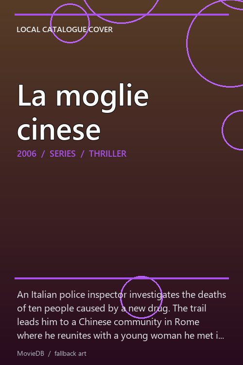 La moglie cinese poster