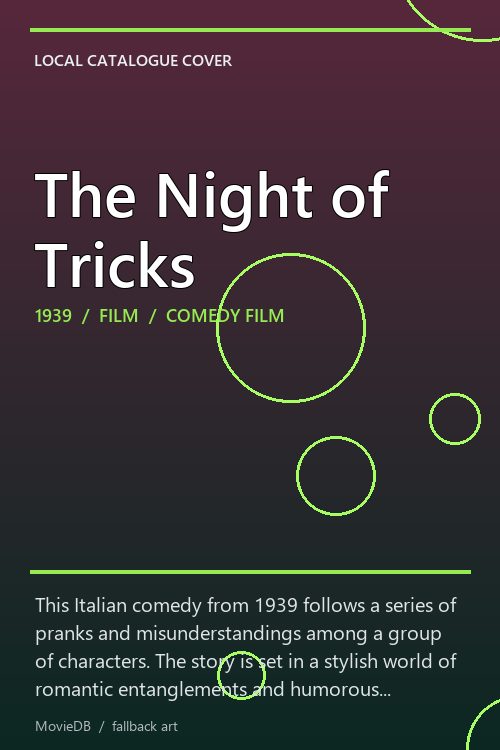The Night of Tricks poster