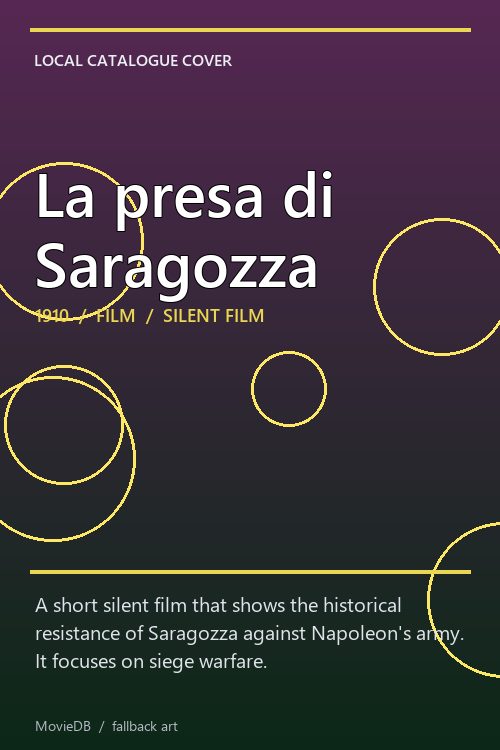 La presa di Saragozza poster