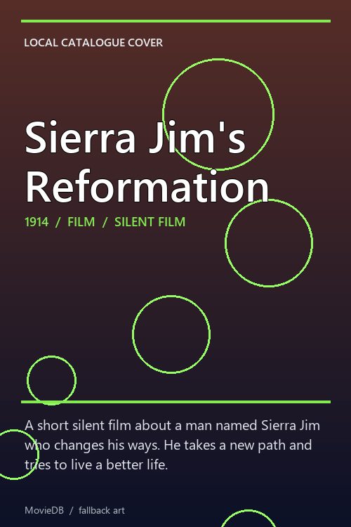 Sierra Jim's Reformation poster