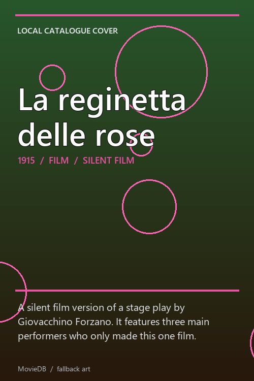 La reginetta delle rose poster