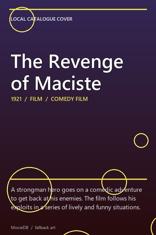 The Revenge of Maciste poster