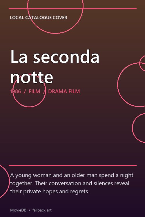 La seconda notte poster
