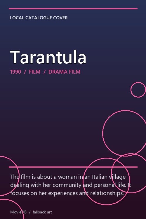 Tarantula poster