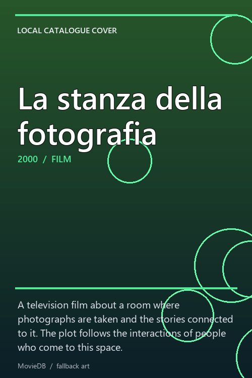 La stanza della fotografia poster