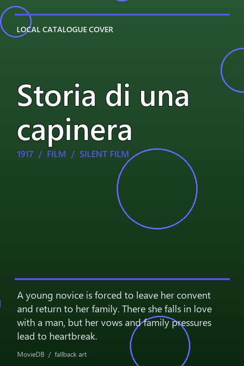Storia di una capinera poster