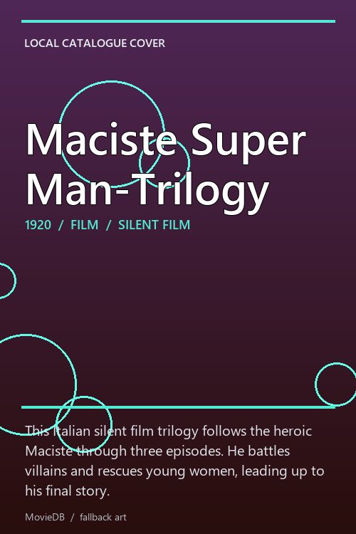 Maciste Super Man-Trilogy poster