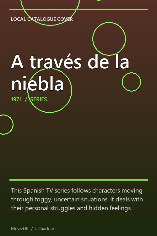 A través de la niebla poster