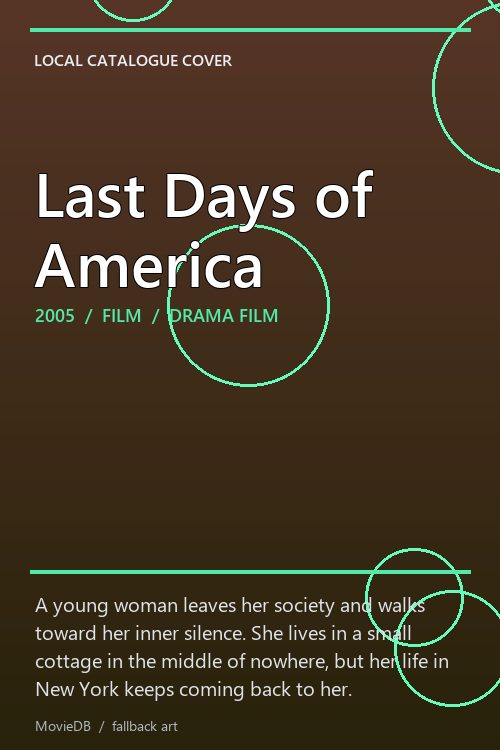 Last Days of America poster