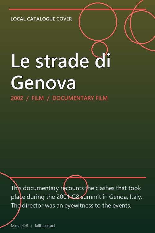Le strade di Genova poster