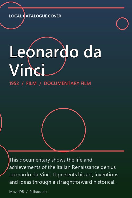 Leonardo da Vinci poster