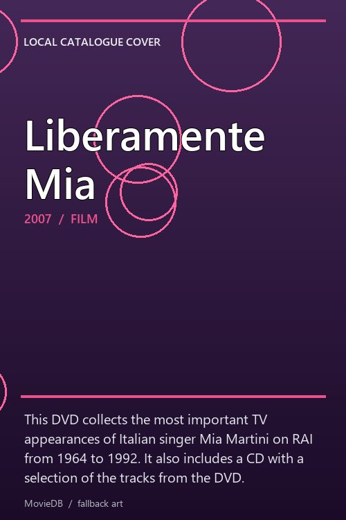 Liberamente Mia poster