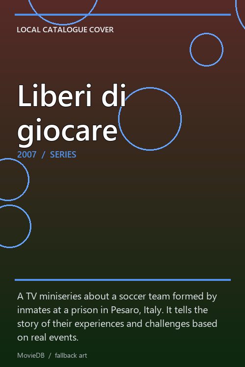 Liberi di giocare poster