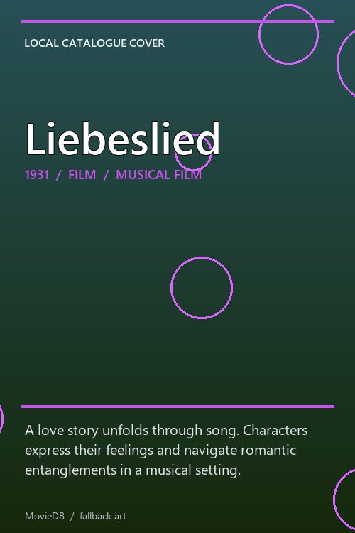 Liebeslied poster