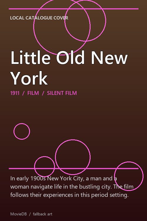 Little Old New York poster