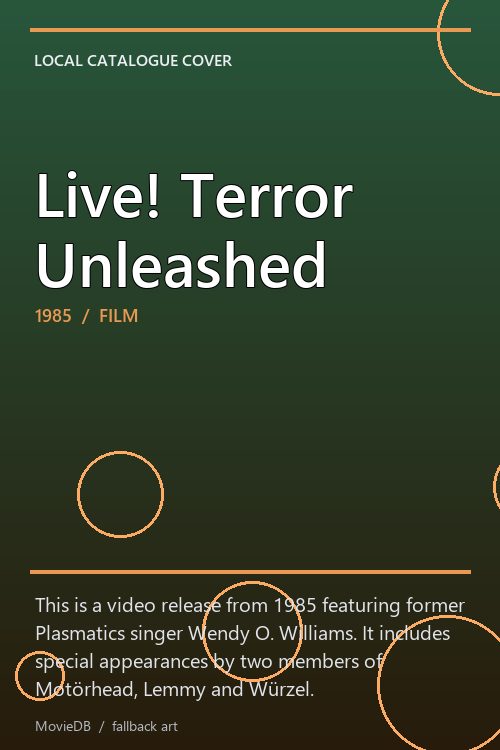 Live! Terror Unleashed poster