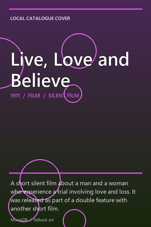 Live, Love and Believe poster