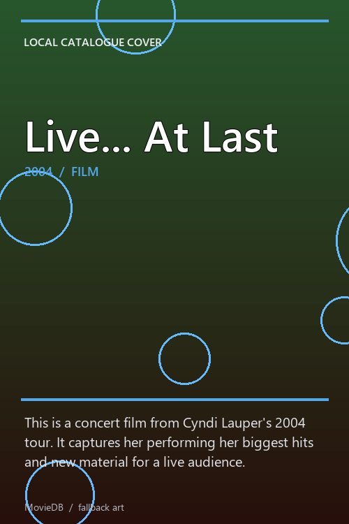 Live... At Last poster