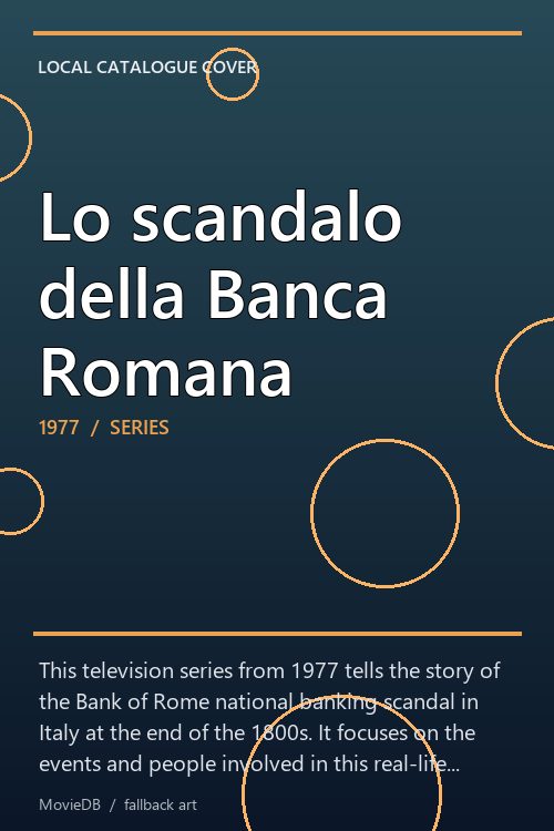 Lo scandalo della Banca Romana poster