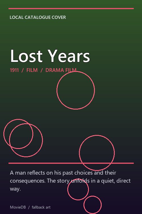 Lost Years poster