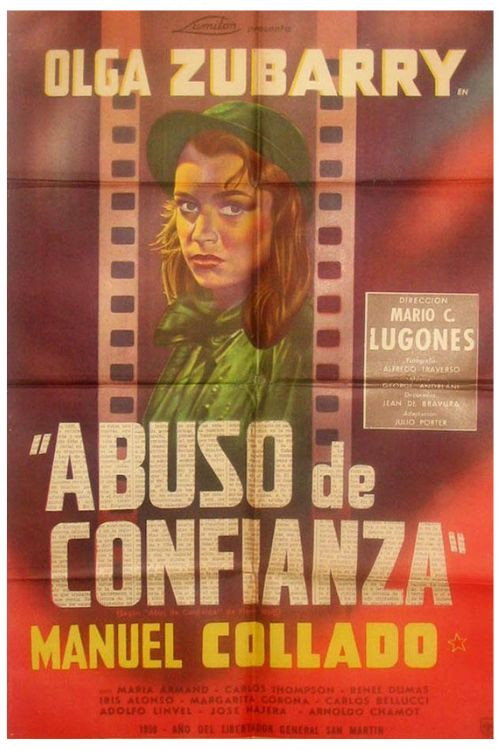 Abuso de confianza poster