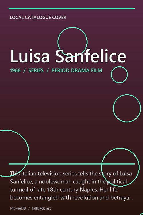 Luisa Sanfelice poster