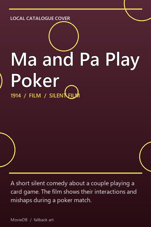 Ma and Pa Play Poker poster