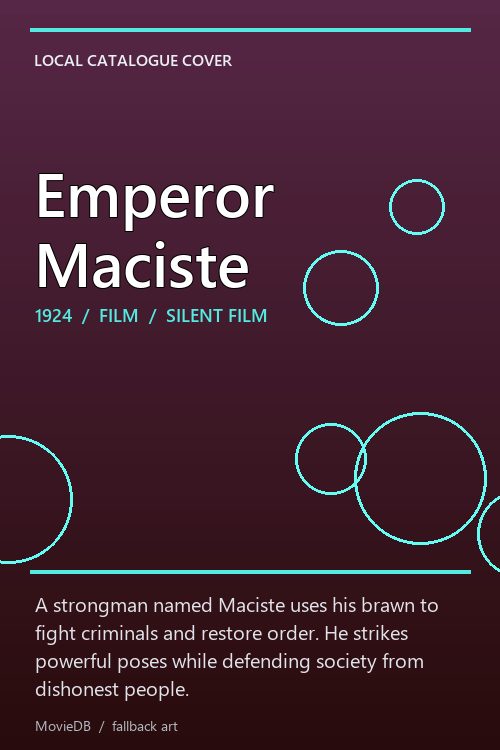 Emperor Maciste poster