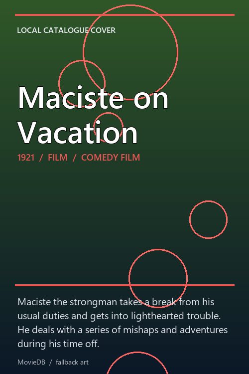 Maciste on Vacation poster