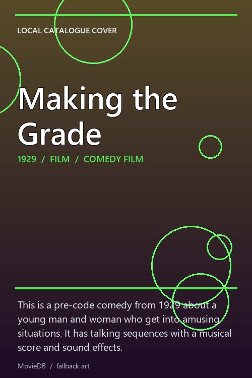 Making the Grade poster