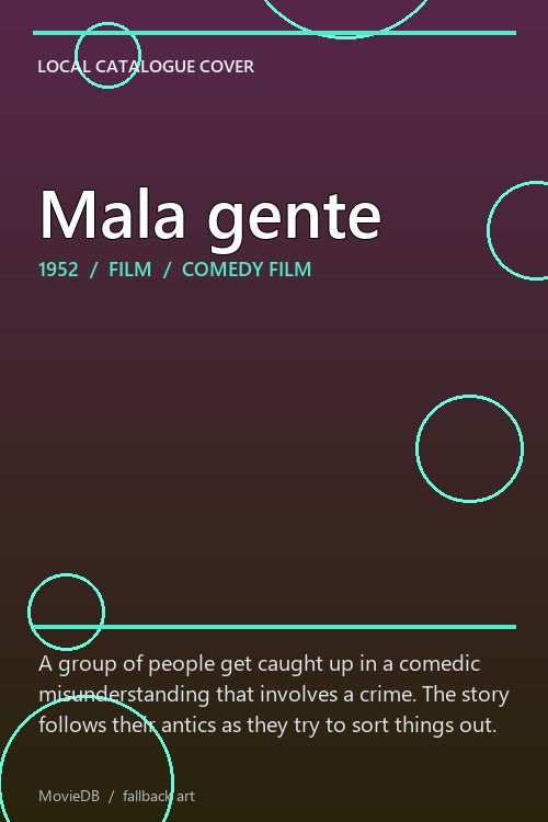 Mala gente poster