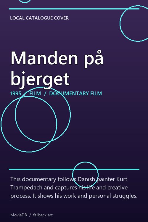 Manden på bjerget poster