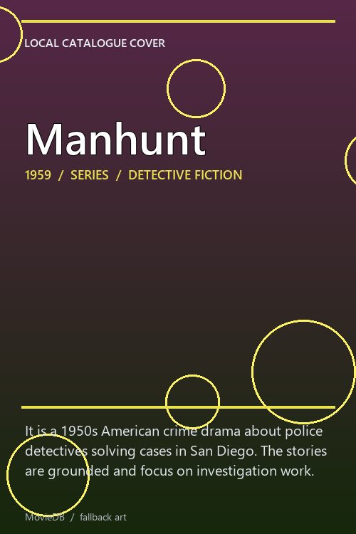 Manhunt poster