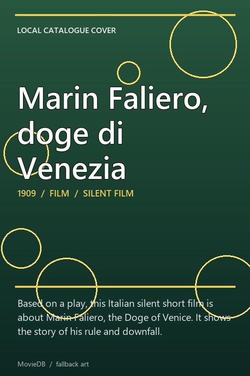Marin Faliero, doge di Venezia poster