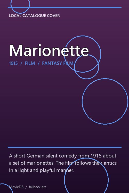 Marionette poster