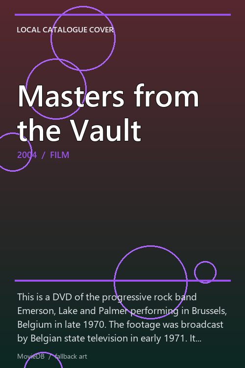Masters from the Vault poster