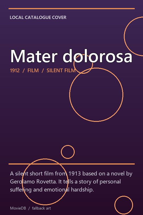Mater dolorosa poster