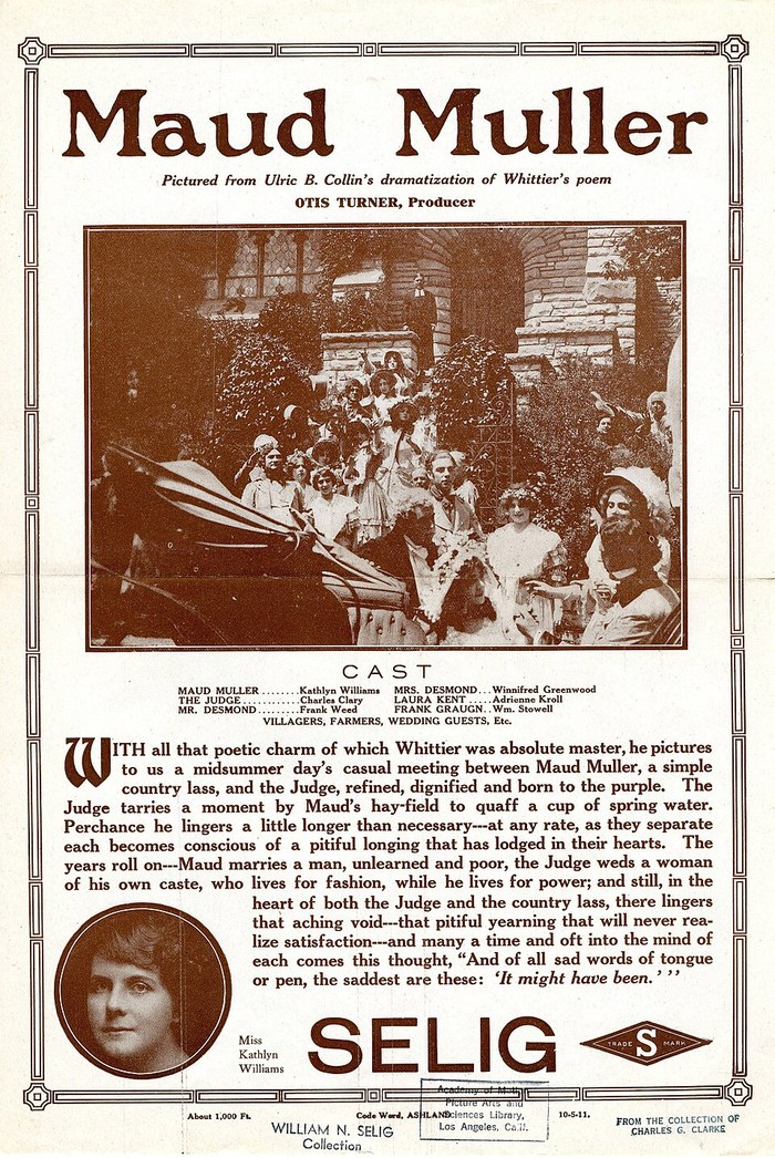 Maud Muller poster
