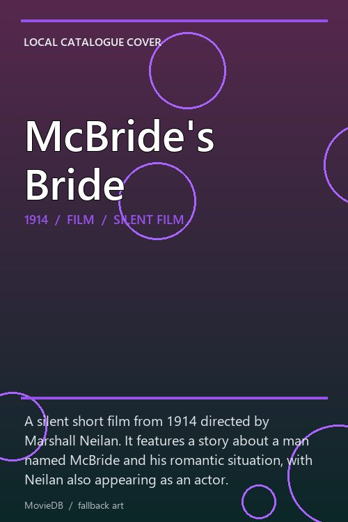 McBride's Bride poster