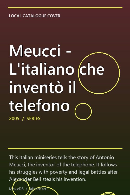 Meucci - L'italiano che inventò il telefono poster
