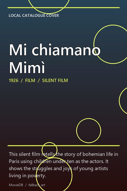 Mi chiamano Mimì poster
