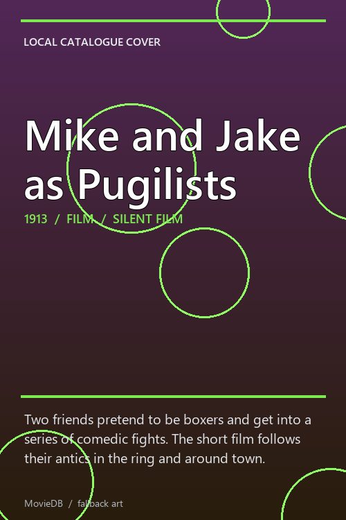 Mike and Jake as Pugilists poster