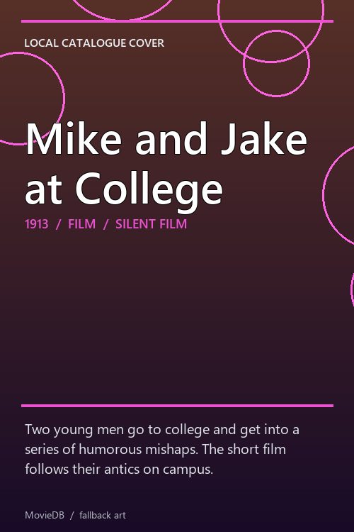 Mike and Jake at College poster